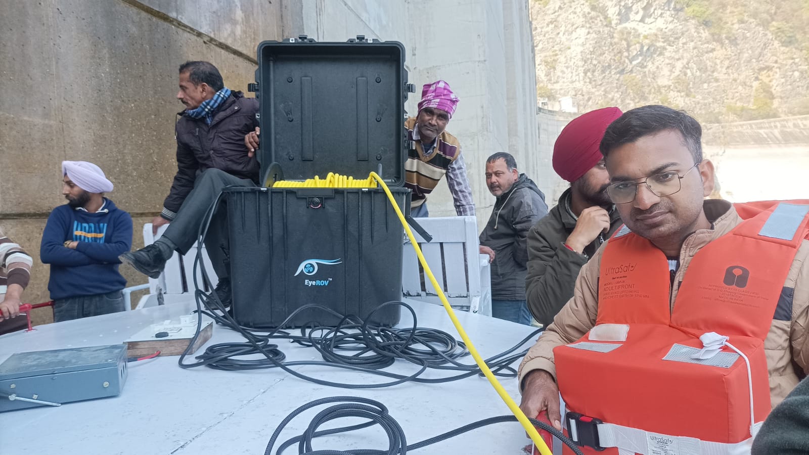 CSMRS team carrying out a field investigation at a project site